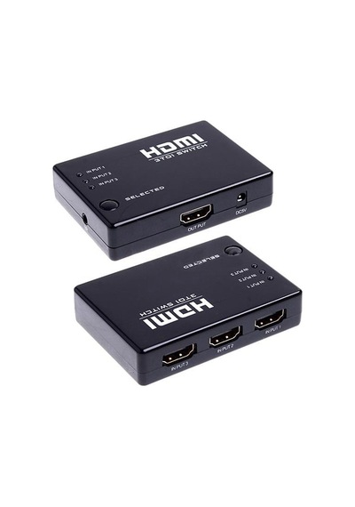 3 Port Hdmi Switch FHD Çoklayıcı HDMI Çoğaltıcı Kumanda + IR Göz