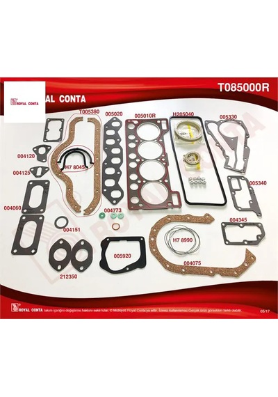 Takimconta Keçeli R-9 1400 8v Royal Conta T085000r