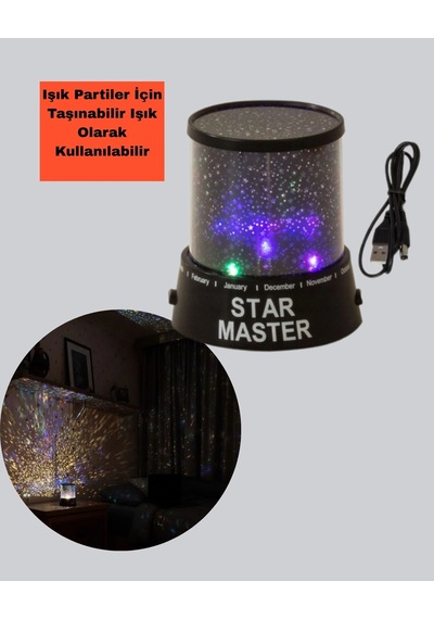Hubrendy Kargo Mini Star Projektör