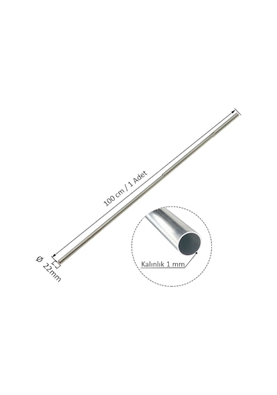 22 Mm Alüminyum Boru Iç Çap 20 Mm 438459507