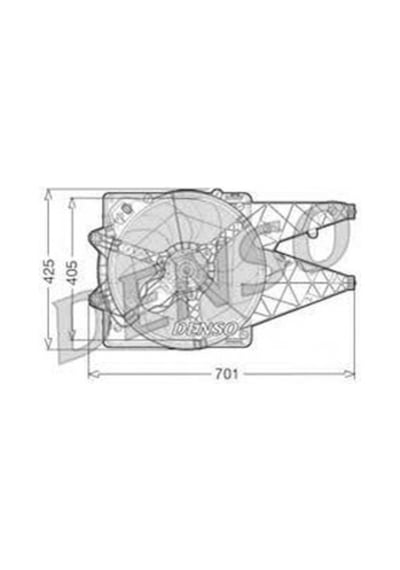 DENSO DER09101 FAN MOTORU DOBLO 09- 1.6 JTD 2.0 JTD