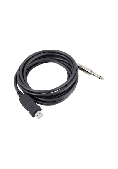 3 Metre 6.3 mm. Çivi Jack To USB Çevirici Gitar GuitarLink Kablo