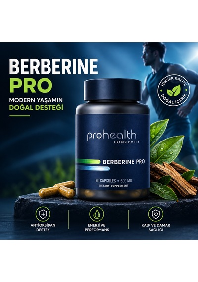 Prohealth Longevity Berberine Hcl Pro 600 Mg 60 Capsules