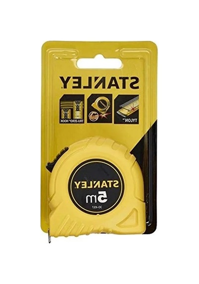 Şerit Metre, 5mx19mm, Sarı/siyah Renk Seçeneği İle 0.004 M - 0.012 M