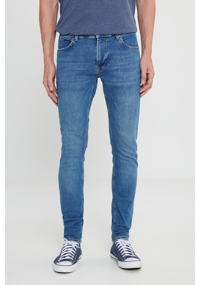 Lee Malone Skinny Fit Dar Kesim Normal Bel Açık Mavi Esnek Jean Kot Pantolon