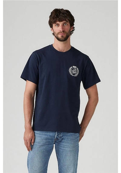 Levi's Relaxed Fit Erkek Lacivert Yuvarlak Yaka Tişört A2082-0255-6623 Blues