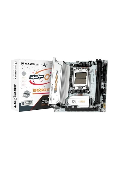 Maxsun Ms-esport B650ıtx Wıfı Ice Ddr5 Hdmı-dp Pcıe 5.0 Am5 Mıtx
