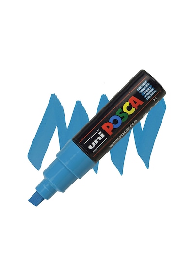 Uni Posca Marker Pc-8K 8.0 Mm Turquoise