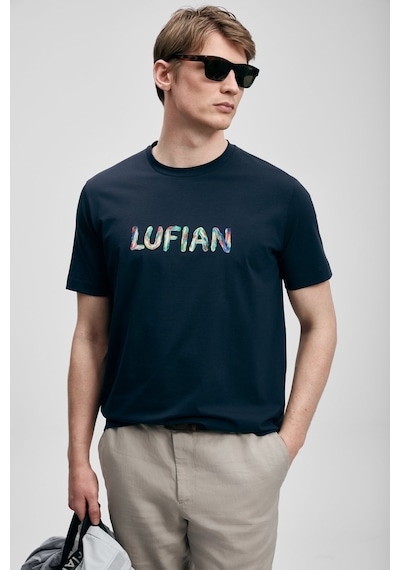 Lufian Surge Erkek T-shirt 111020317 Lacivert