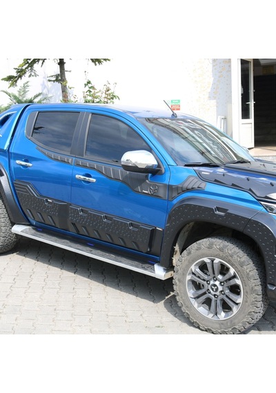 Mitsubishi L200 2019- Yarasa Yan Kapı Kaplama