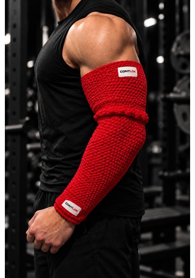 Bilek Güreşi Kol Isıtıcı Ön Kol Dirsek Isıtıcı / Arm Warmer Kırmızı