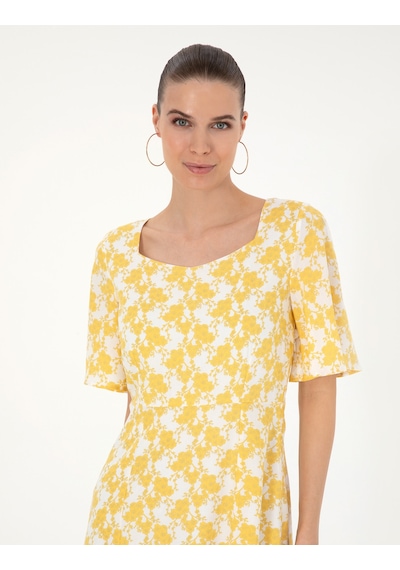 Pierre Cardin Kadın Sarı Elbise Dokuma 50283663-vr044 Sarı