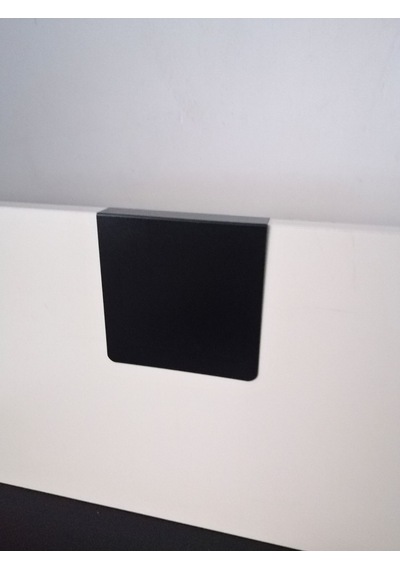 10 Adet Silinebilir Karatahta Siyah Etiket 10 x 10 CM Ahşap Raflar