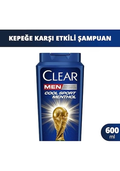 Men Erkek Şampuan Sport Menthol Kepeğe Karşı Etkili 600 Ml