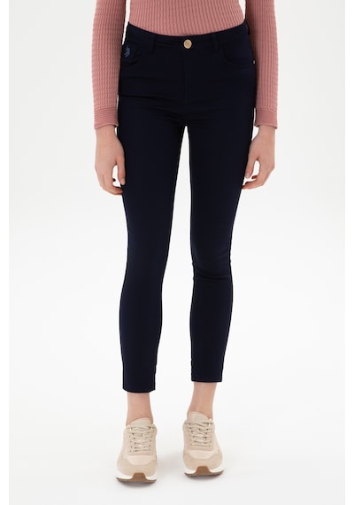 U.S. Polo Assn. Kadın Lacivert Toothpick Fit Kanvas Pantolon 50316852-VR033 U.S. Polo Assn. Kadın Lacivert Toothpick Fit Kanvas Pantolon 50316852-VR033
