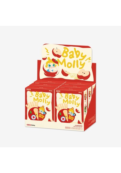 Pop Mart - Orijinal Baby Molly Meyveli Aroma Serisi Manyetik Kilitli Saklama Kör Kutu Seti