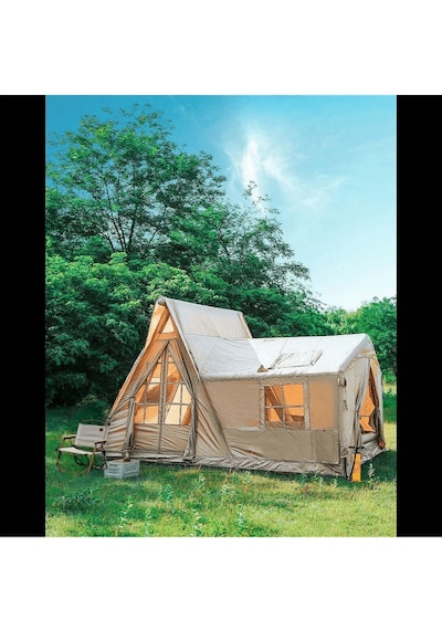 Castle Şişme Çadır 420 300 255cm Krem