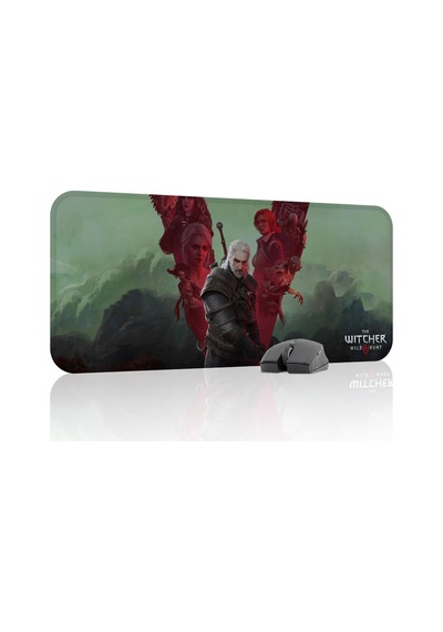 Witcher 3 Kaymaz Dikişli Kauçuk Oyuncu Mousepad V5 - 70x30 Xl Gaming Mouse Pad Fare Altlığı