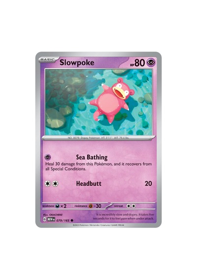 Slowpoke 79/165 Common Lisanslı Oyun Kartı Sv151