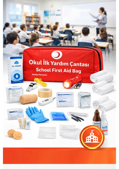 Okul İlk Yardım Çantası, Sınıf İlk Yardım Çantası Yönetmeliğe Uygun 50 Parça