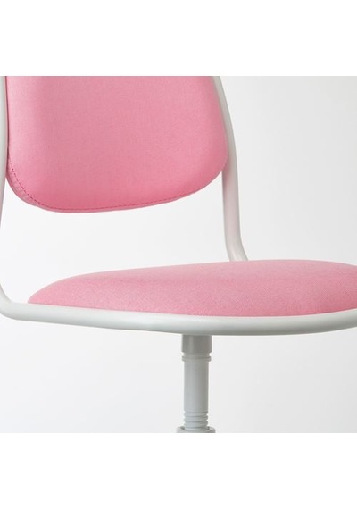 Ikea Örfjäll Çocuk Çalışma Sandalyesi, Beyaz-vissle Pembe