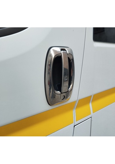 Ebal Otomotiv Fiat Ducato Krom Kapı Kolu+Çerçeve 4 kapı 8 Parça 2008 Üzeri