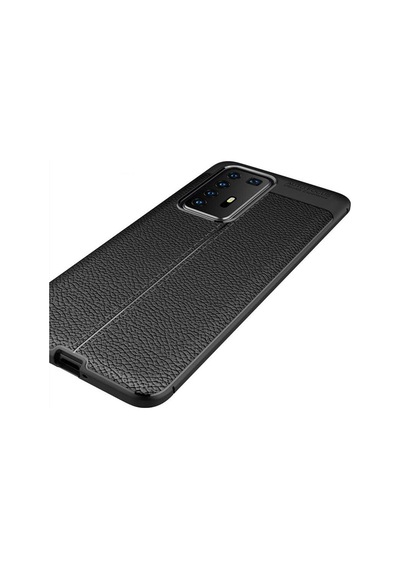 Huawei P40 Pro Kılıf Zore Niss Deri Desenli Silikon Kılıf