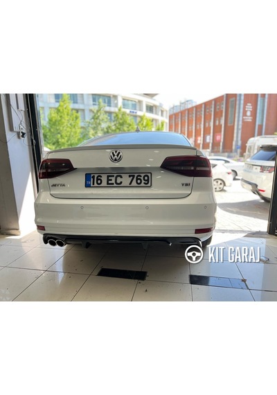 Kit Garaj Jetta Makyajlı Kasa 2014 R Difüzör - Yüksek Kaliteli Plastik Aerodinamik Tampon Eki Boya