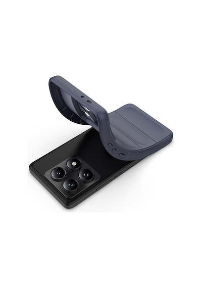 Xiaomi 14t Pro Kılıf Esnek Tpu Oyuklu Arka Yüzey Tasarımlı Zore Etnik Silikon Kapak Siyah