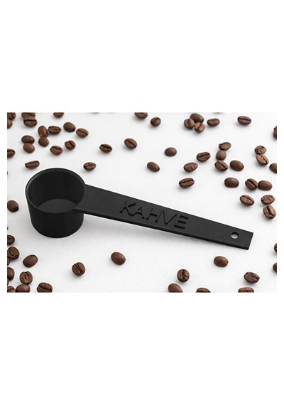 Kahve Yazılı Kahve Ölçü Kaşığı 2 Adet Espresso & Filtre Kahve Set-renk Seçenekli Beyaz - Siyah
