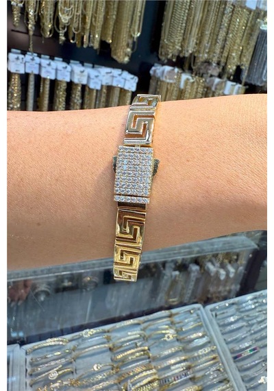 Xuping Gurmet Taşsız 14 K Yeşil Altın Renginde Gold