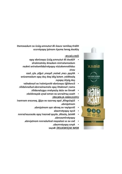 310ml Beyaz Hibrit Montaj Yapıştırıcısı, Yüksek Yapışma Gücü İle Çeşitli Malzemeler İçin