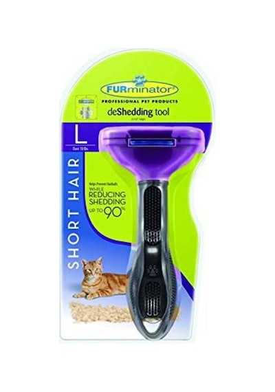 Furminator Short Hair Kısa Tüylü Kediler İçin Tüy Tarağı Large