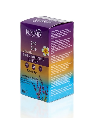 Rosemix - 180 - - Lavanta Yağlı Güneş Koruyucu Losyon +50 Spf - 2 Adetlik - Csmo-tex - Set Ürün