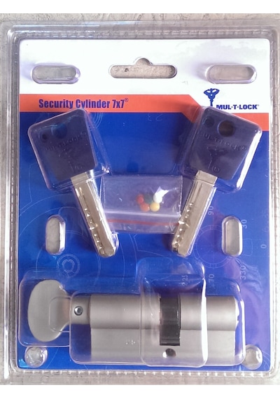 Multlock 7x7 Mandallı Tuzaklı Barel 3 Anahtarlı 69 Mm