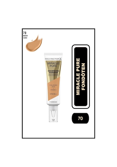 Miracle Pure Foundation Warm Sand No:70