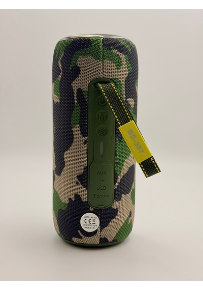 Binbirtekno Bs-307 Bluetooth Speaker Güçlü Bass, 20w Taşınabilir Kablosuz Hoparlör-kamuflaj