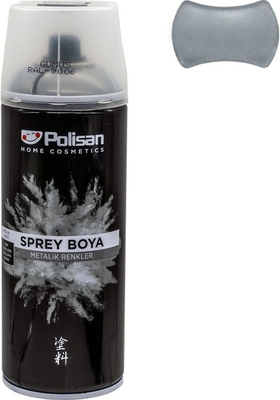 Polisan P6211 Metalik Sprey Boya 400 ML - Gümüş ral 9006