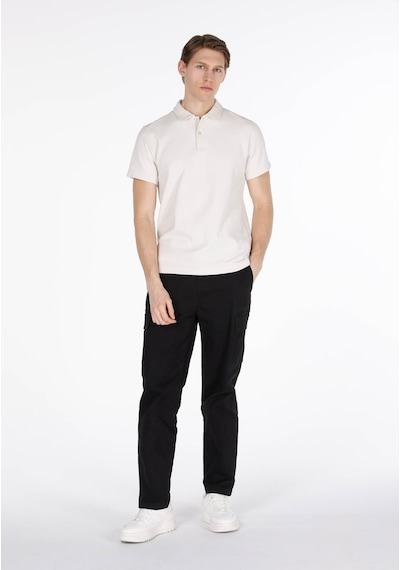 Colin's Colins Regular Fit Polo Yaka Düz Erkek Taş Kısa Kol Tişört Cl1074175 Q1.v2 Lst Taş