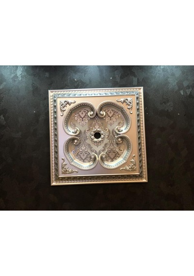 Decogold 60*60 Cm Gümüş Saray Tavan