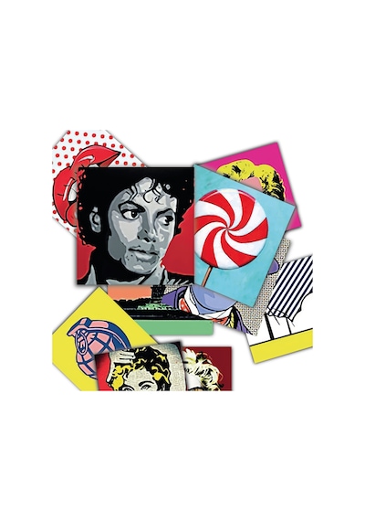 Tink Popart2 Desenli Pvc Karo Diğer