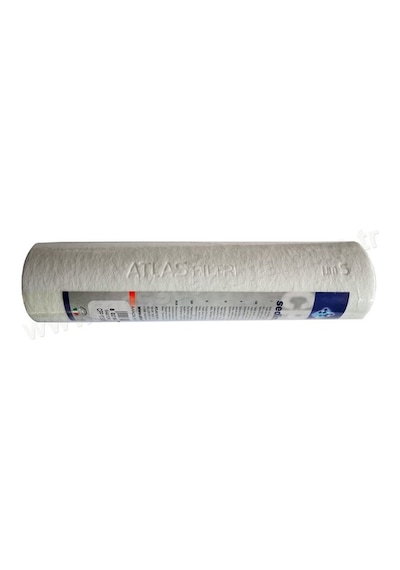 Atlas10 Inç 5 Mikron Polipropilen Spun Sediment Filtre Kartuşu