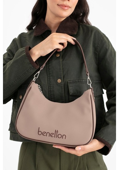 Benetton Kadın Kol Çantası Bnt1690 Vizon Kahve