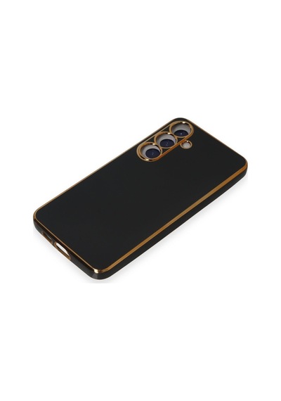 Samsung Galaxy Uyumlu S24 Kılıf Volet Silikon - Siyah Bz8683140662684