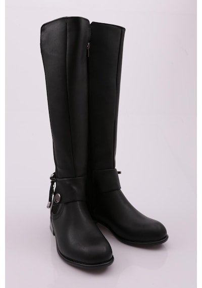 Dgn 505-22k Kadin Arkasi Strech Yani Fermuarli Knee High Flats Çizme 505-1557-R1534 Siyah Dgn 505-22k Kadin Arkasi Strech Yani Fermuarli Knee High Flats Çizme 505-1557-R1534 Siyah