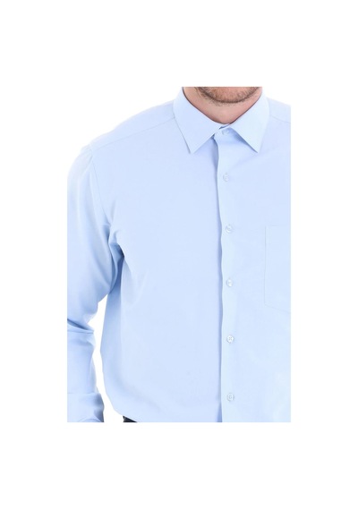 Dormen Classics Regular Fit Geniş Kesim Klasik Yaka Cepli Erkek Gömlek Buz Mavi Dormen Classics Regular Fit Geniş Kesim Klasik Yaka Cepli Erkek Gömlek Buz Mavi