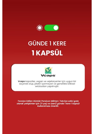 Erbatab Kırmızı Kore Ginsengi Eki Korean Ginseng 30 Kapsül