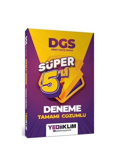 Yediiklim 2027 Dgs Süper 5 Li Deneme Çözümlü