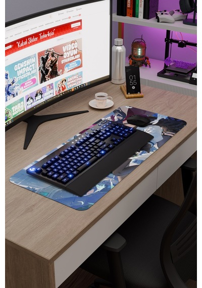 Lyney Genshin Impact Anime Gacha V1 - 70x30 Xl Gaming Mouse Pad Fare Altlığı