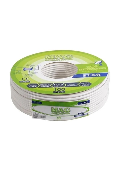 Mag Rg6-u4 İthal Anten Kablosu 100 Metre
